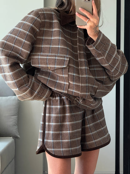 WOOL BRОWN BOMBER NONSENSE