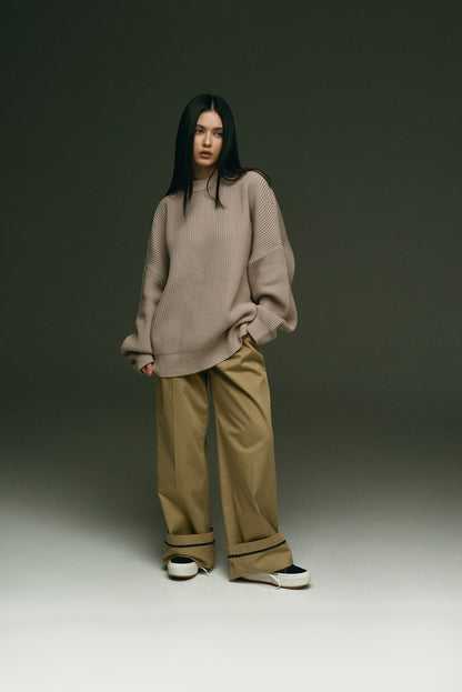 BASIC UNISEX SWEATER LILAC