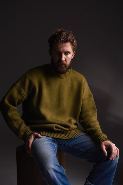 UNISEX SWEATER OLIVE