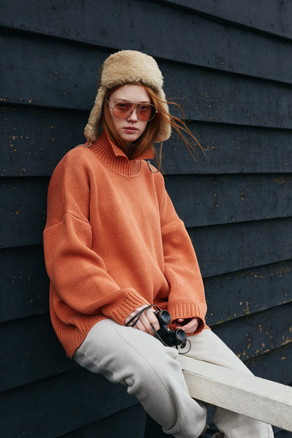 UNISEX SWEATER BRICK