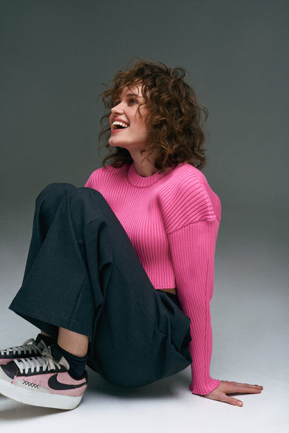 CROPPED SWEATER NONSENSE BUBLE