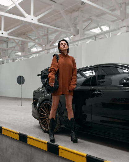 UNISEX SWEATER COPPER