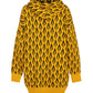 OVERSIZED HOODIE MUSTARD / BLACK