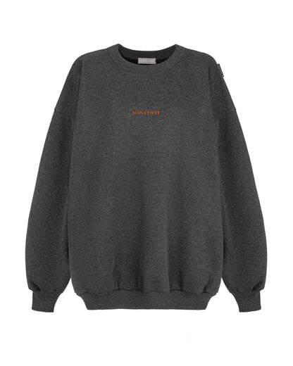 UNISEX SWEATSHIRT DARK MELANGE