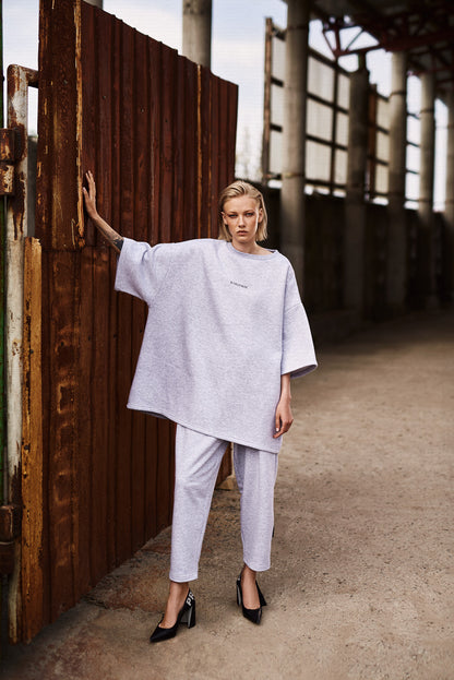 SWEATSHIRT LIGHT MELANGE