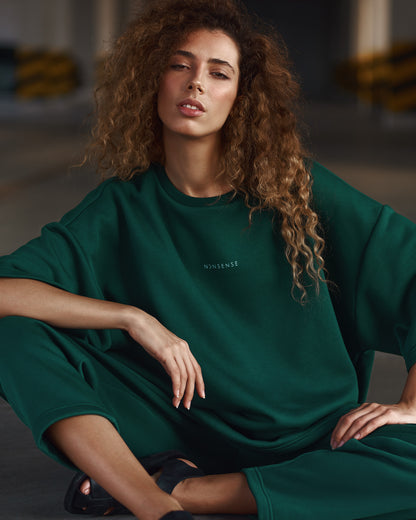 SWEATSHIRT DARK GREEN