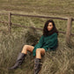 BASIC OVERSIZED SWEATER DARK GREEN