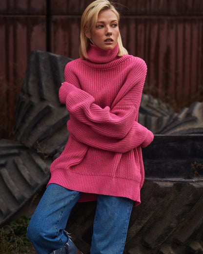 OVERSIZED SEMIWOOL SWEATER BUBBLE