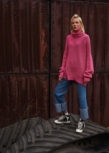 OVERSIZED SEMIWOOL SWEATER BUBBLE