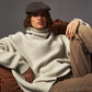 OVERSIZED SEMIWOOL SWEATER IVORY